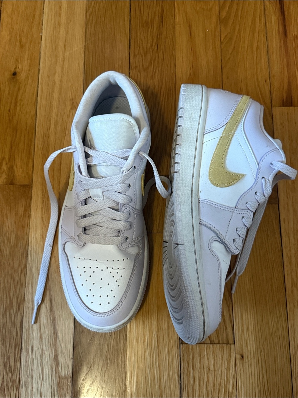 Air Jordan 1 Lows Barely Grape/Lemon Wash-White